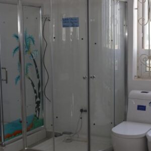 plain shower cubicle