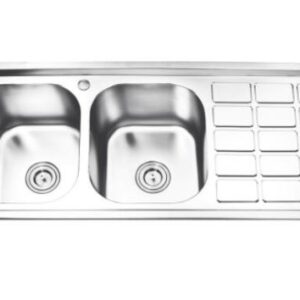 double bowl kitchen sink